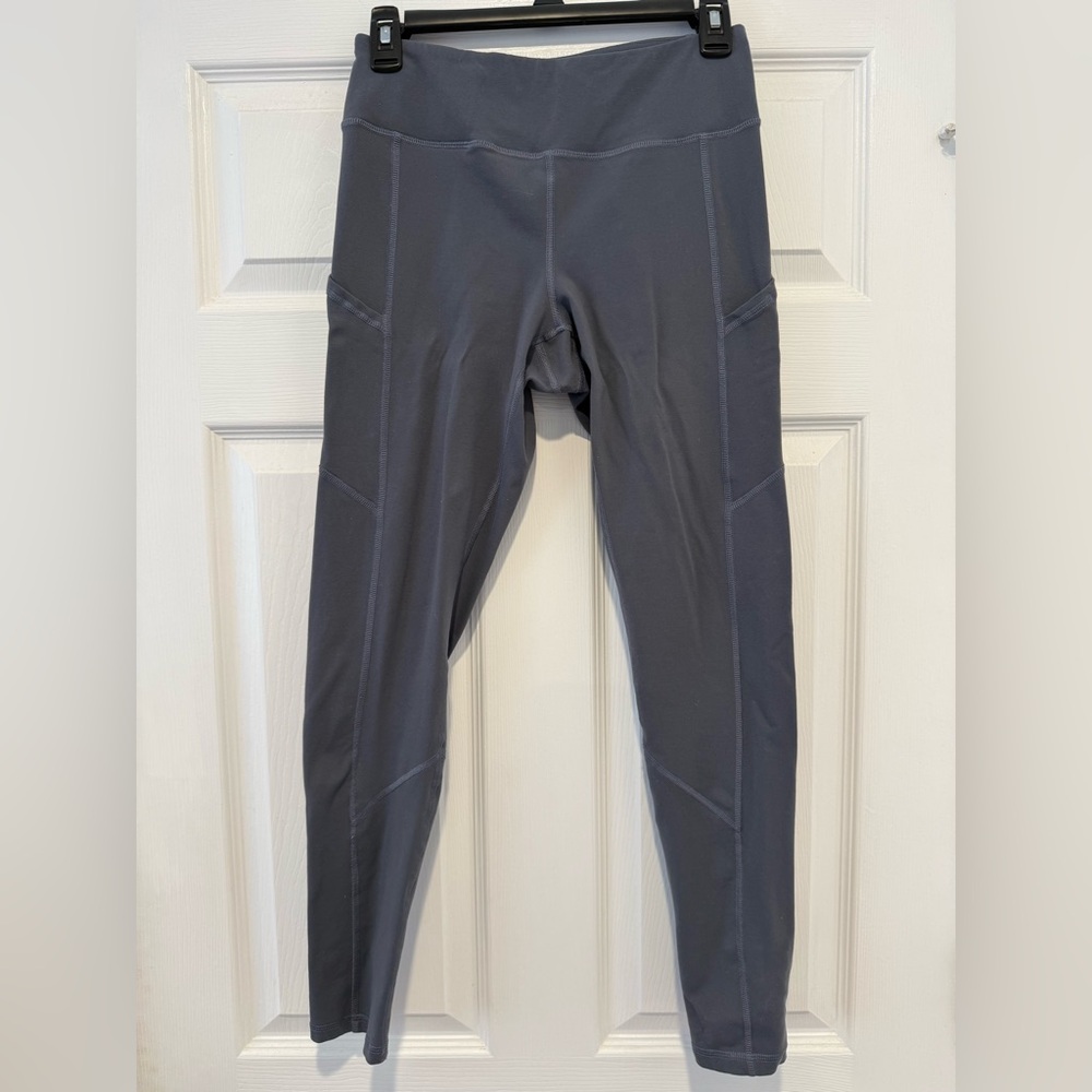 Women’s gray athletic leggings made by 5.11